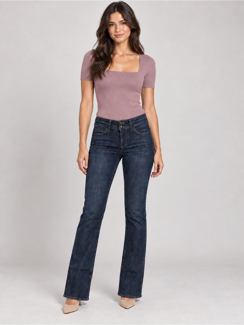 PAIGE Hidden Hills Bootcut Jeans Dark Wash Size 27 Made in USA. AA0373